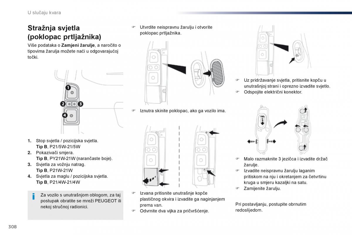 Peugeot Traveller vlasnicko uputstvo / page 310