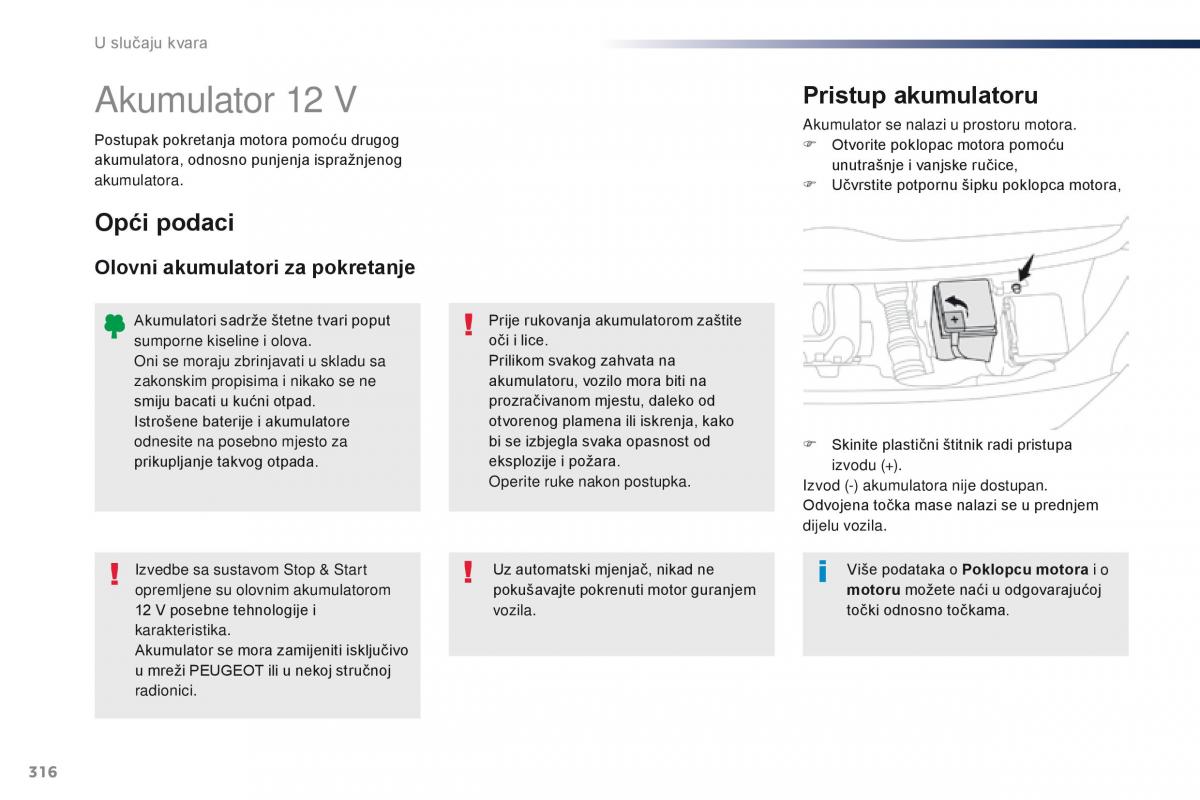 Peugeot Traveller vlasnicko uputstvo / page 318