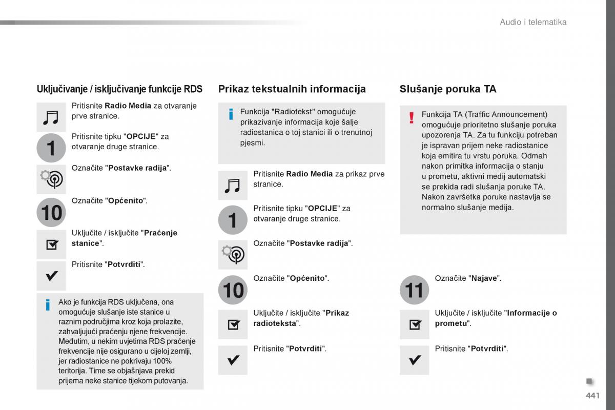 Peugeot Traveller vlasnicko uputstvo / page 443