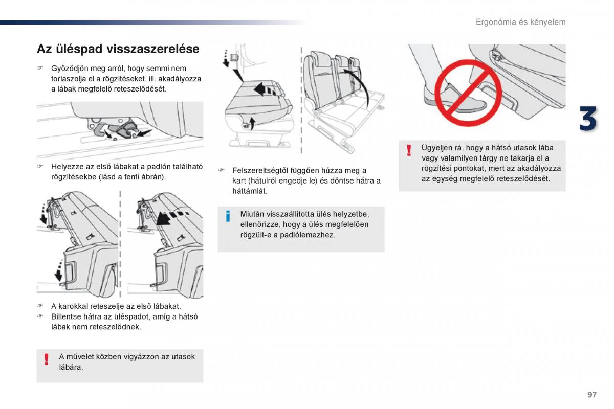 Peugeot Traveller Kezelesi utmutato / page 99