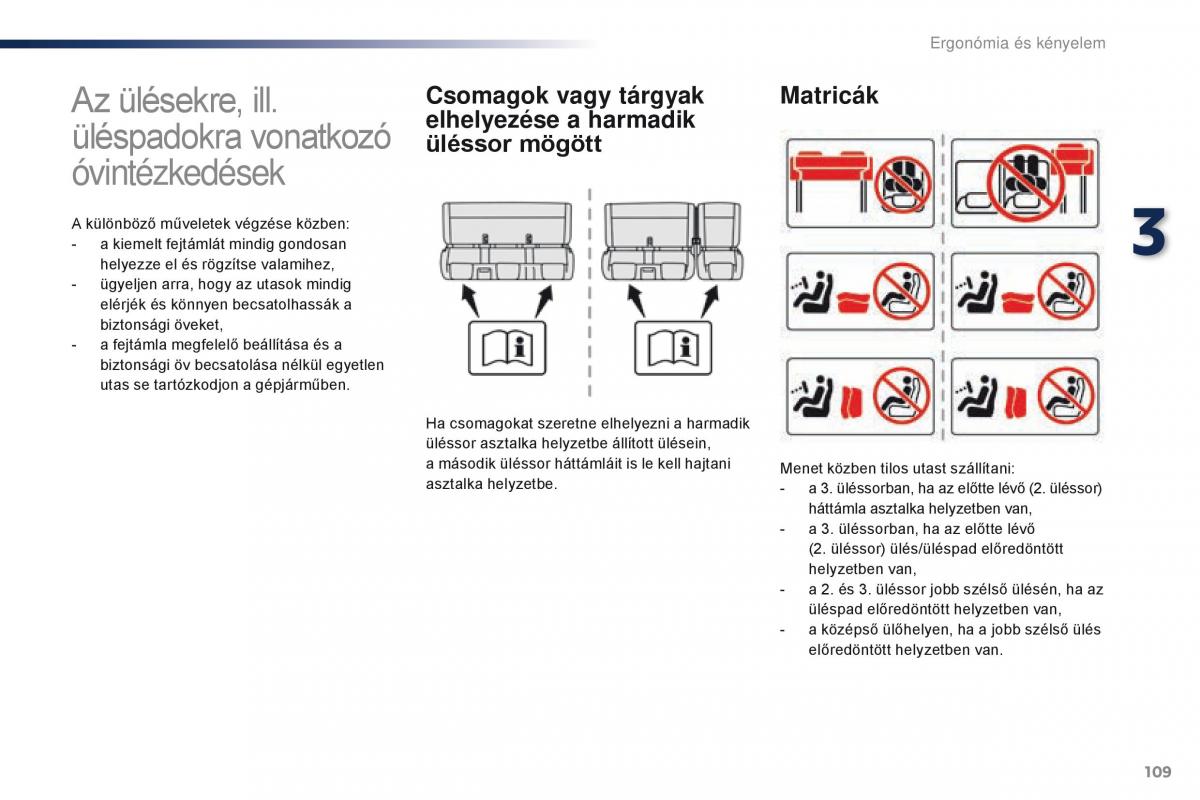 Peugeot Traveller Kezelesi utmutato / page 111