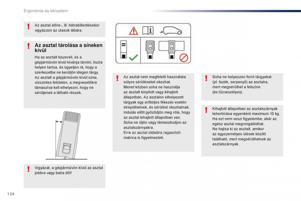 Peugeot Traveller Kezelesi utmutato / page 126