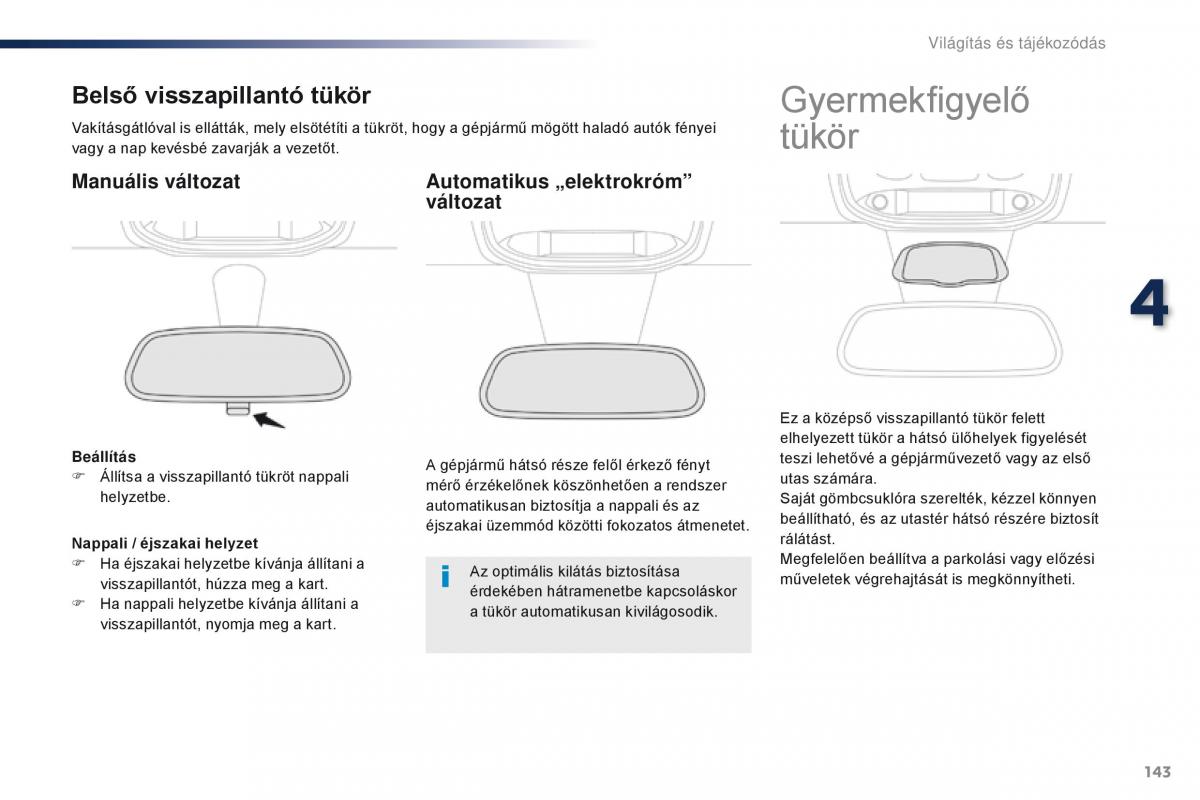 Peugeot Traveller Kezelesi utmutato / page 145