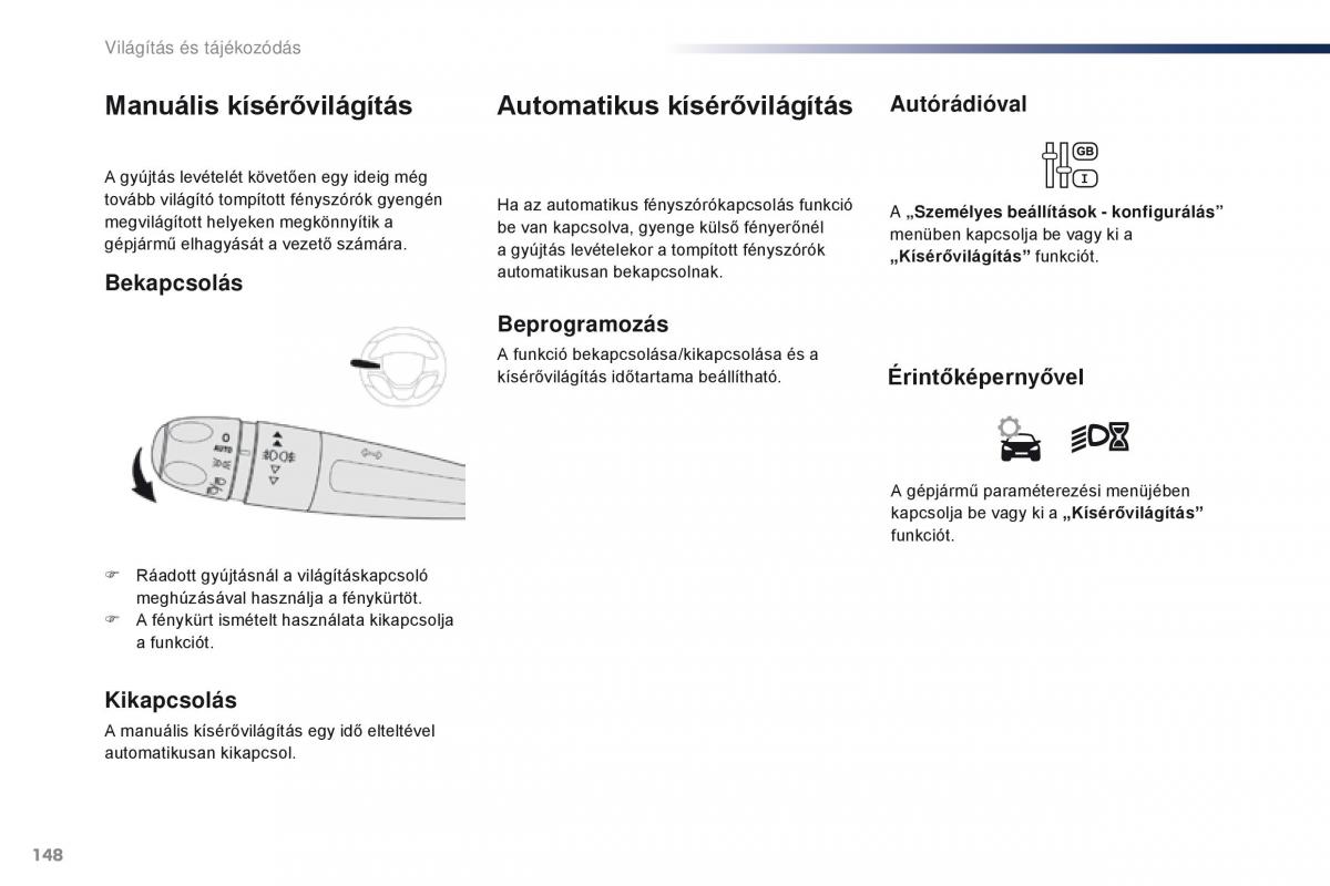 Peugeot Traveller Kezelesi utmutato / page 150