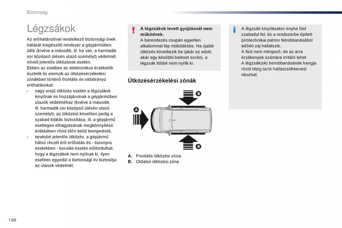 Peugeot Traveller Kezelesi utmutato / page 170