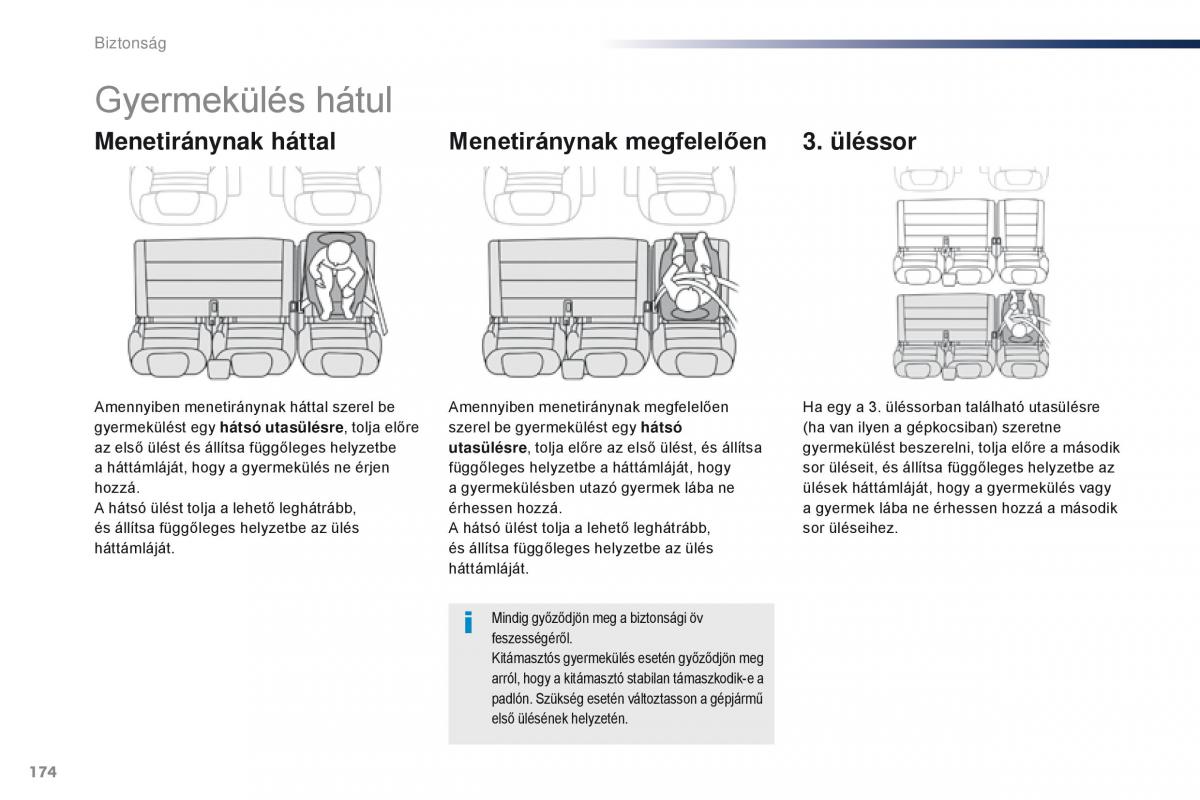 Peugeot Traveller Kezelesi utmutato / page 176