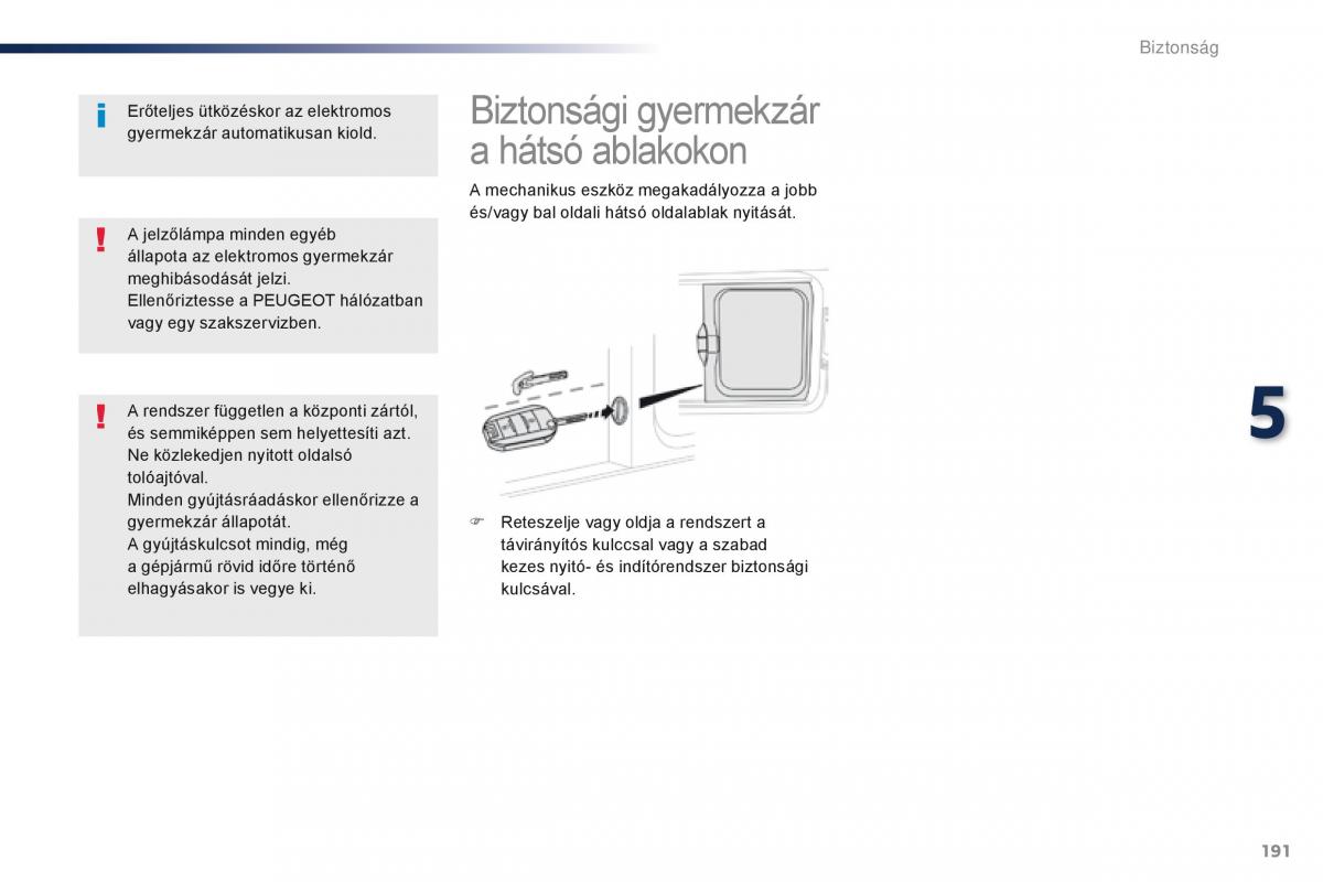 Peugeot Traveller Kezelesi utmutato / page 193