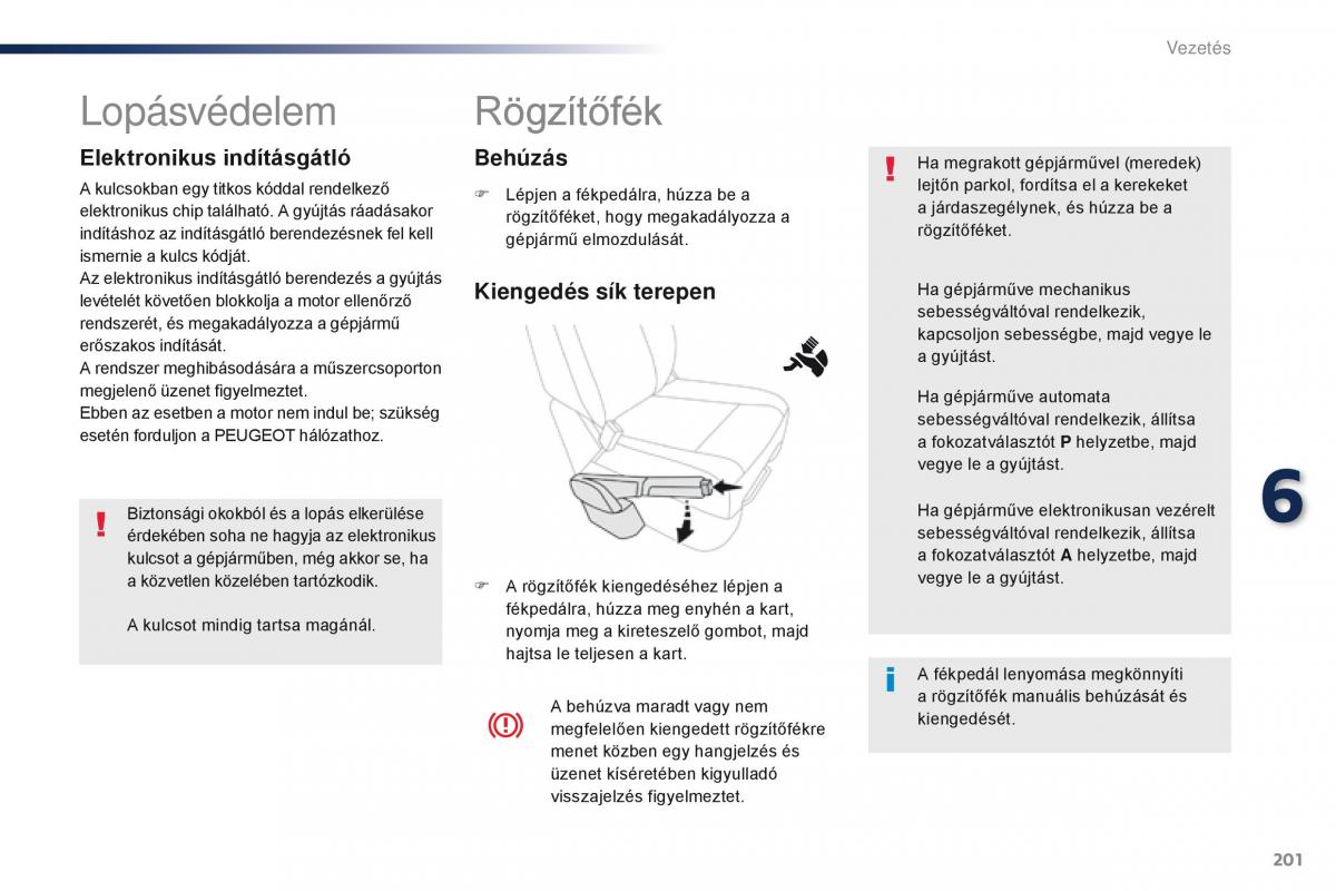 Peugeot Traveller Kezelesi utmutato / page 203