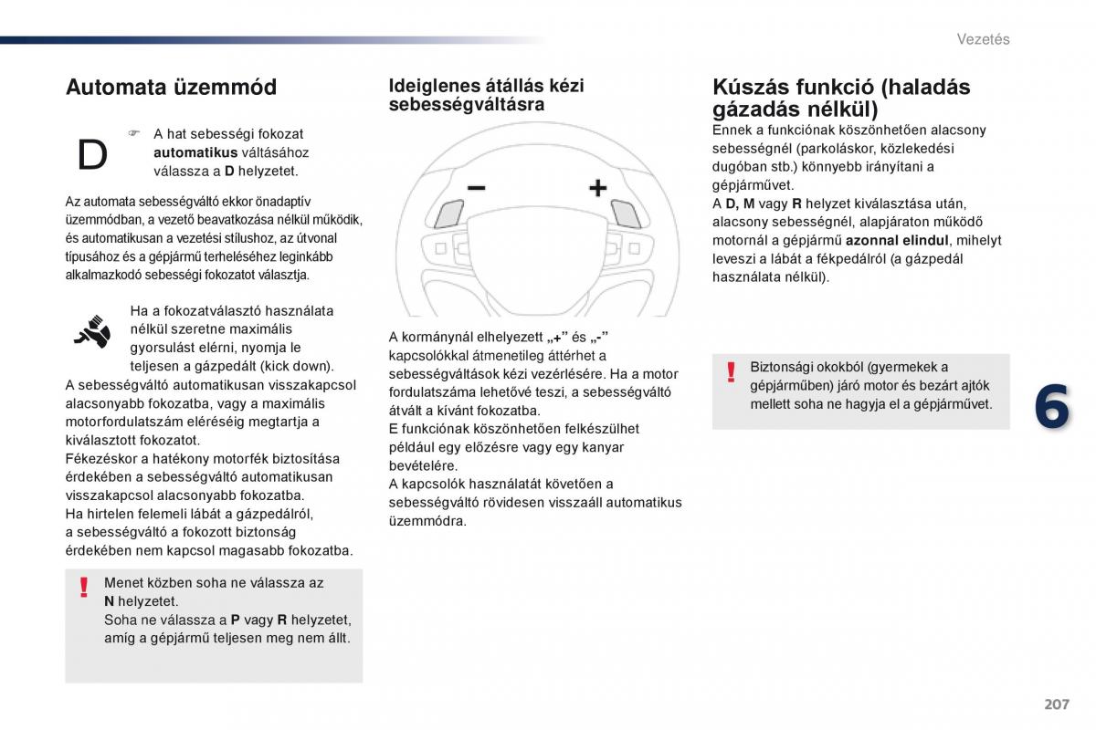 Peugeot Traveller Kezelesi utmutato / page 209