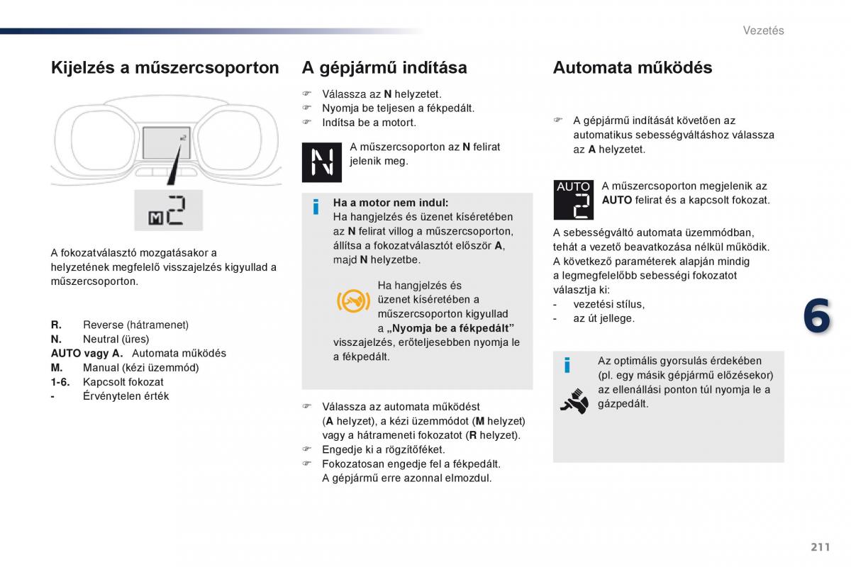 Peugeot Traveller Kezelesi utmutato / page 213