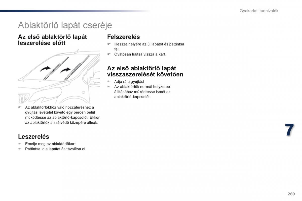 Peugeot Traveller Kezelesi utmutato / page 271