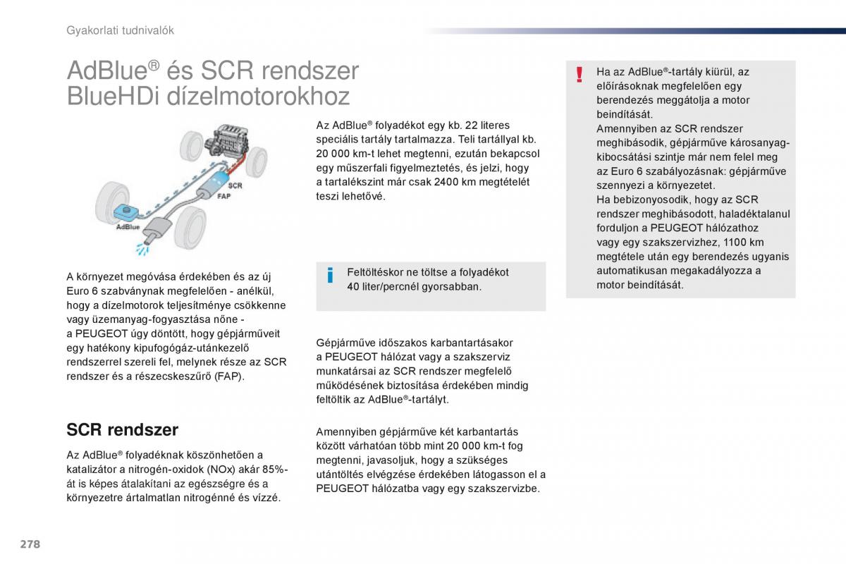 Peugeot Traveller Kezelesi utmutato / page 280