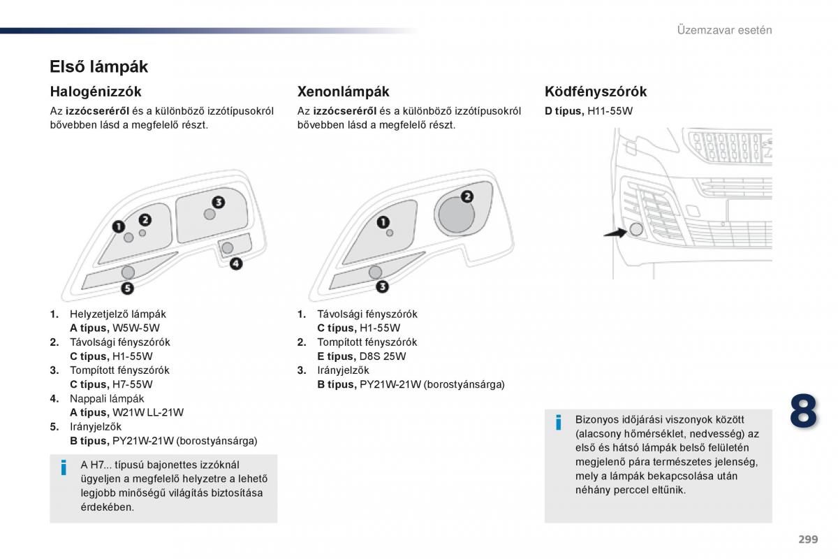 Peugeot Traveller Kezelesi utmutato / page 301