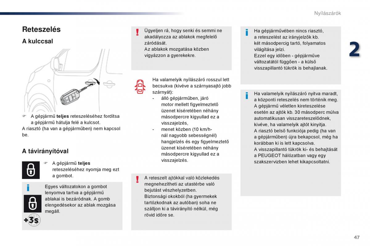 Peugeot Traveller Kezelesi utmutato / page 49