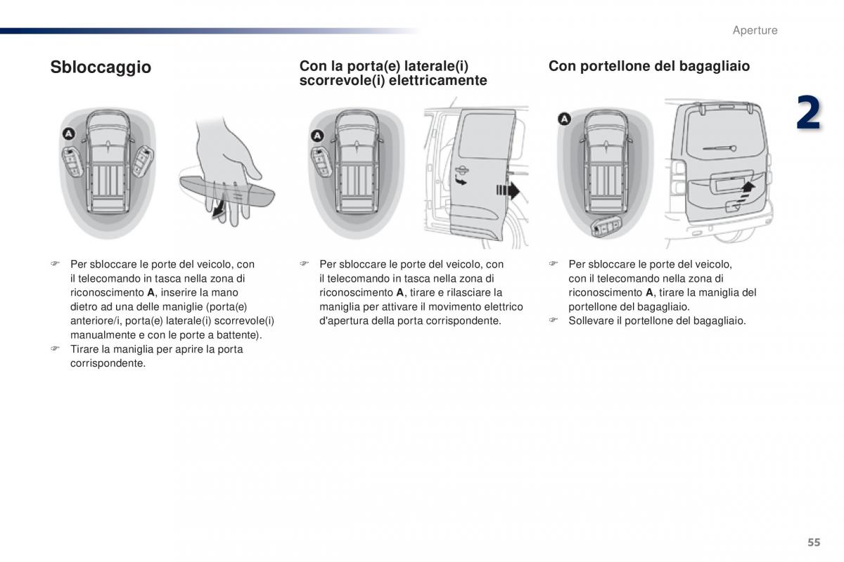 Peugeot Traveller manuale del proprietario / page 57