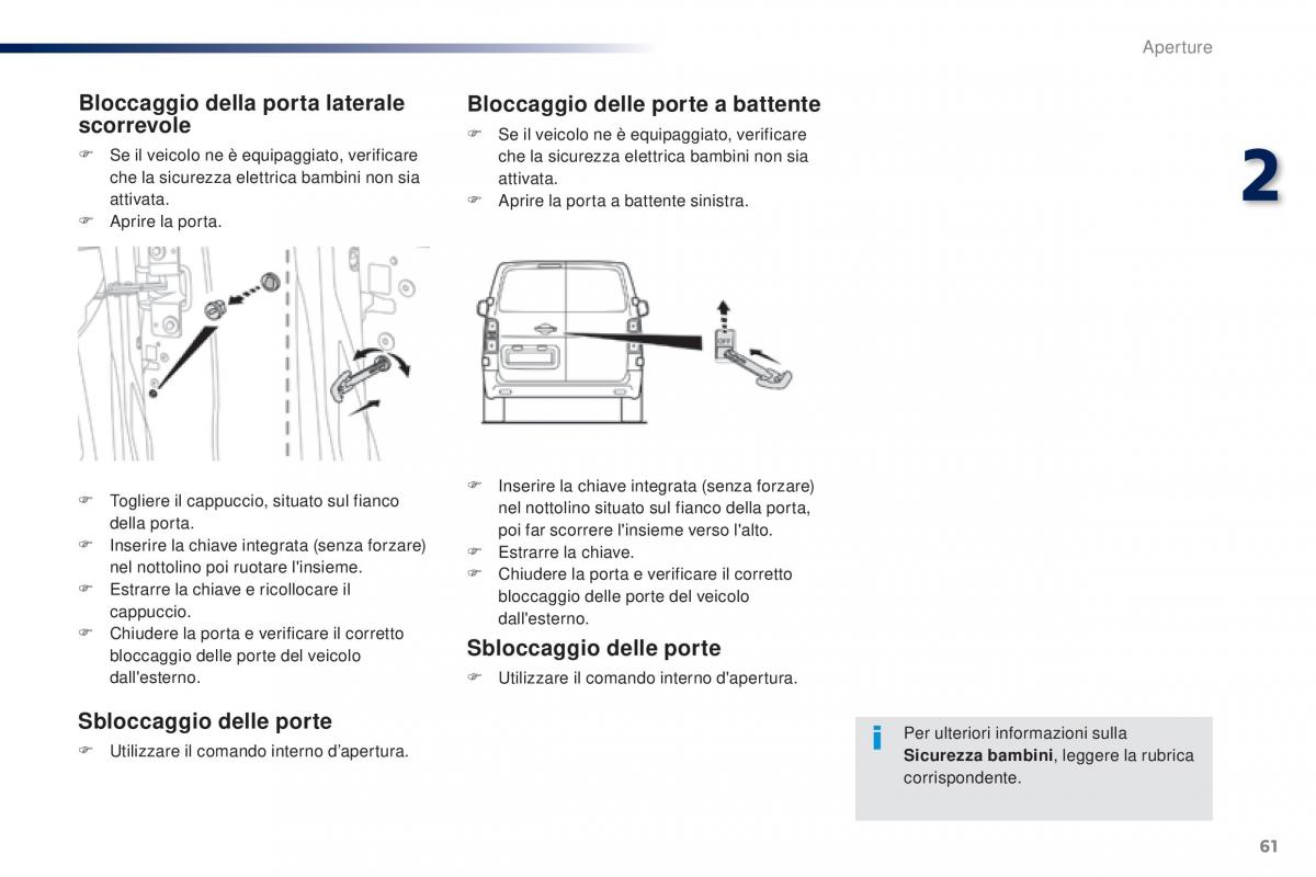 Peugeot Traveller manuale del proprietario / page 63