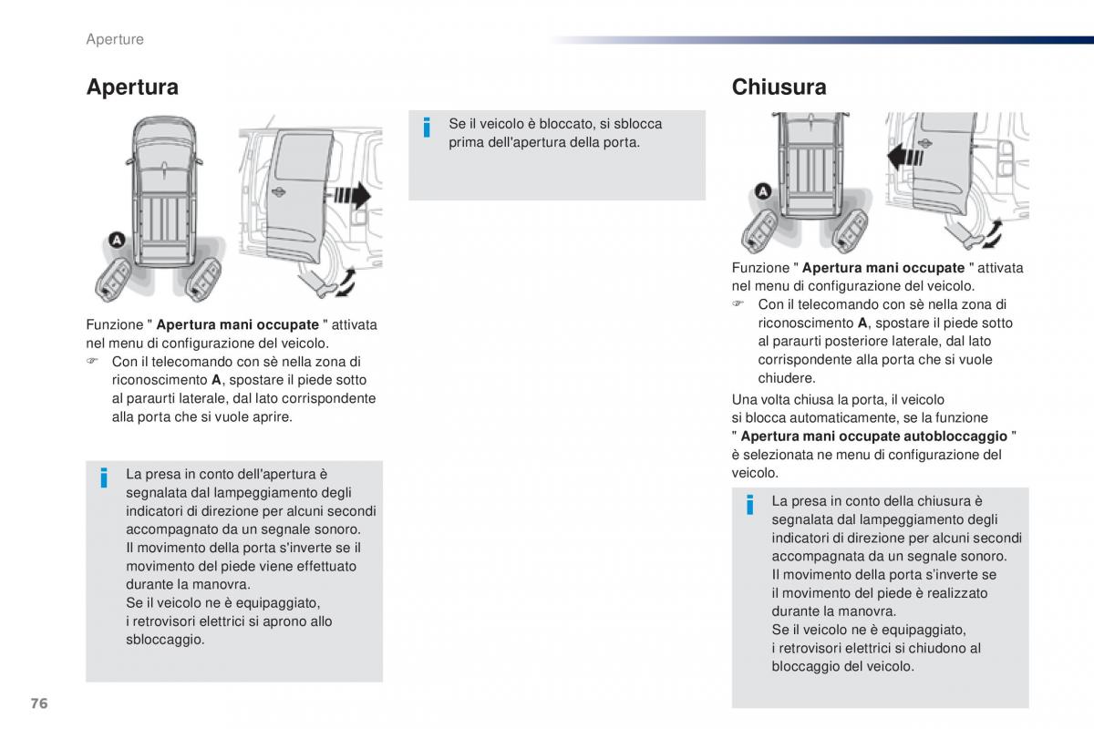 Peugeot Traveller manuale del proprietario / page 78