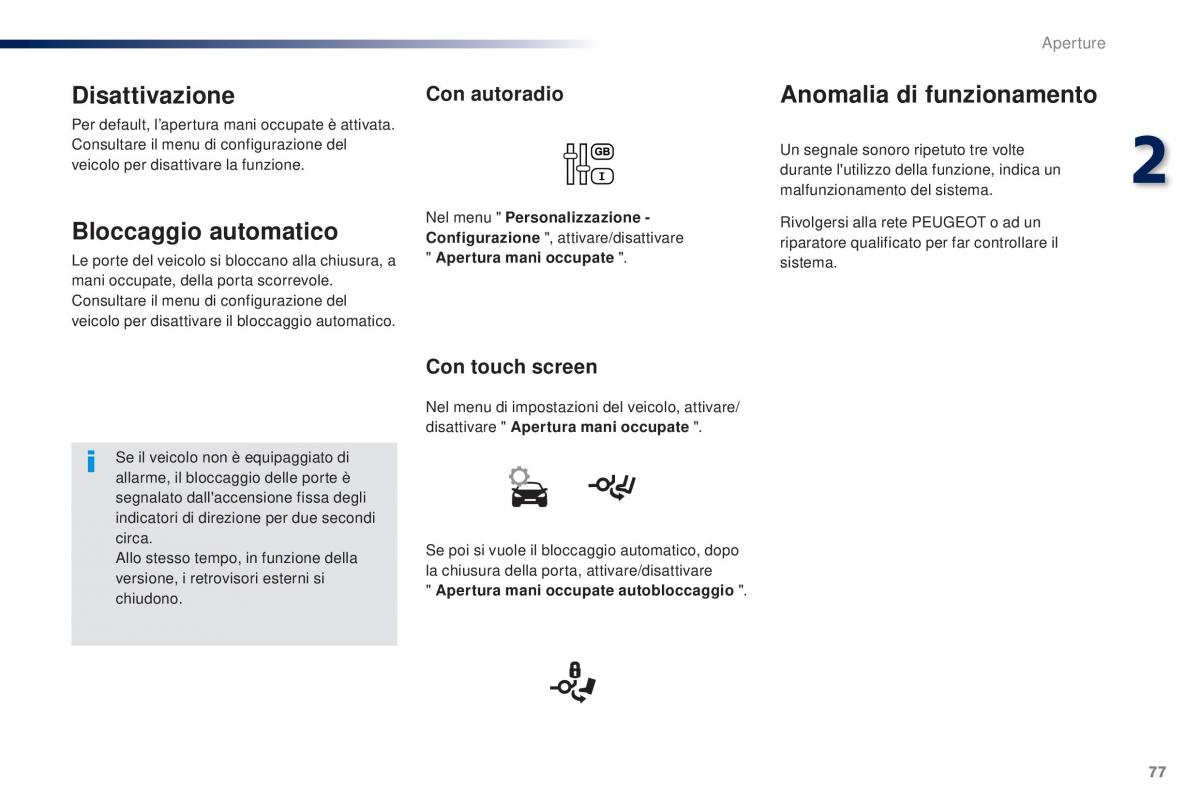 Peugeot Traveller manuale del proprietario / page 79