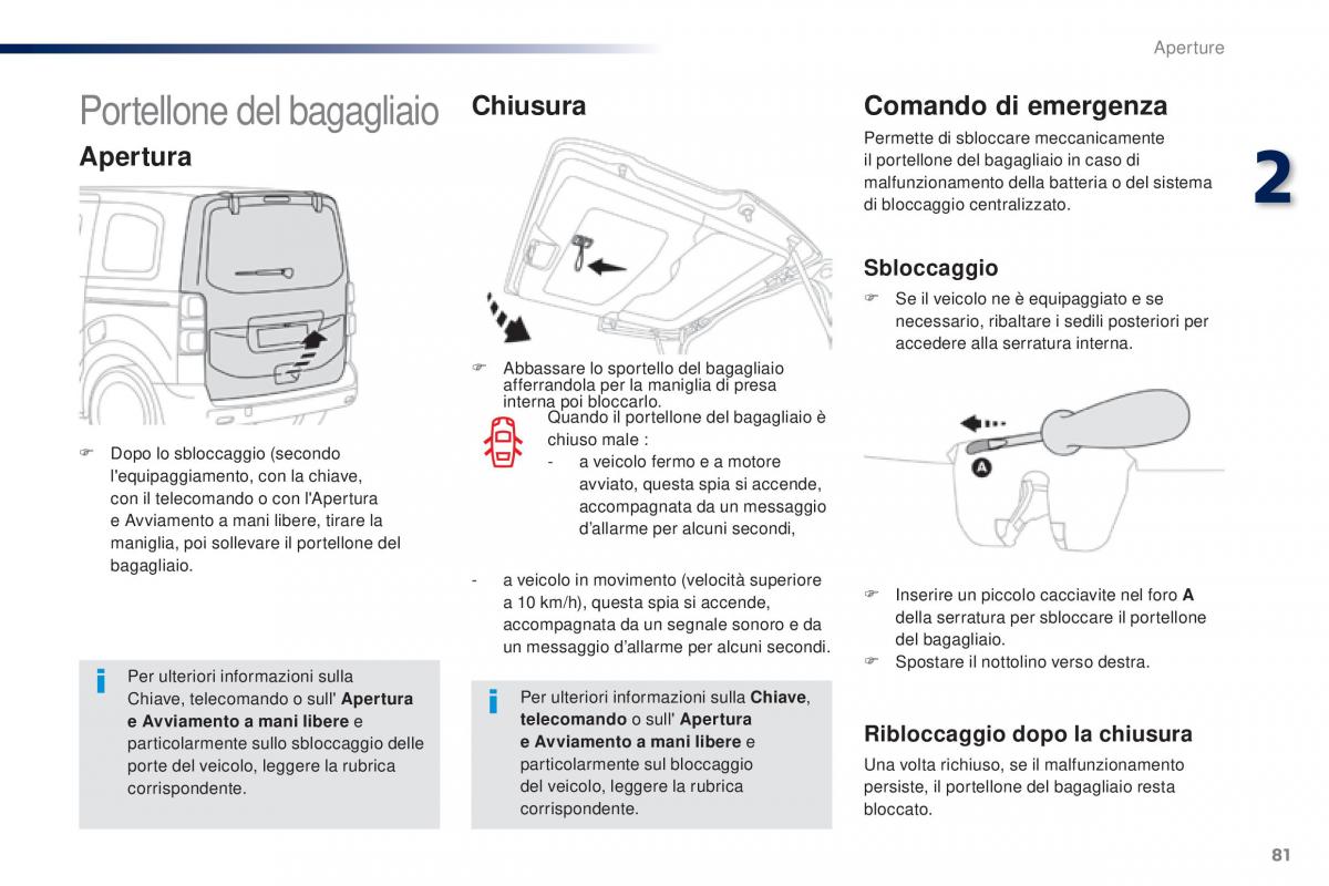 Peugeot Traveller manuale del proprietario / page 83