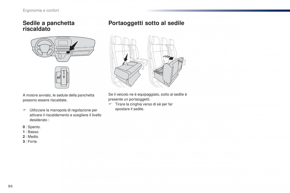 Peugeot Traveller manuale del proprietario / page 96