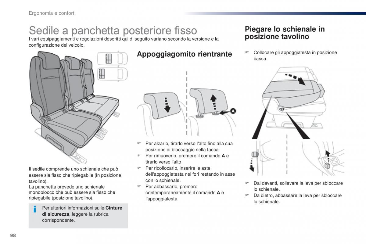 Peugeot Traveller manuale del proprietario / page 100