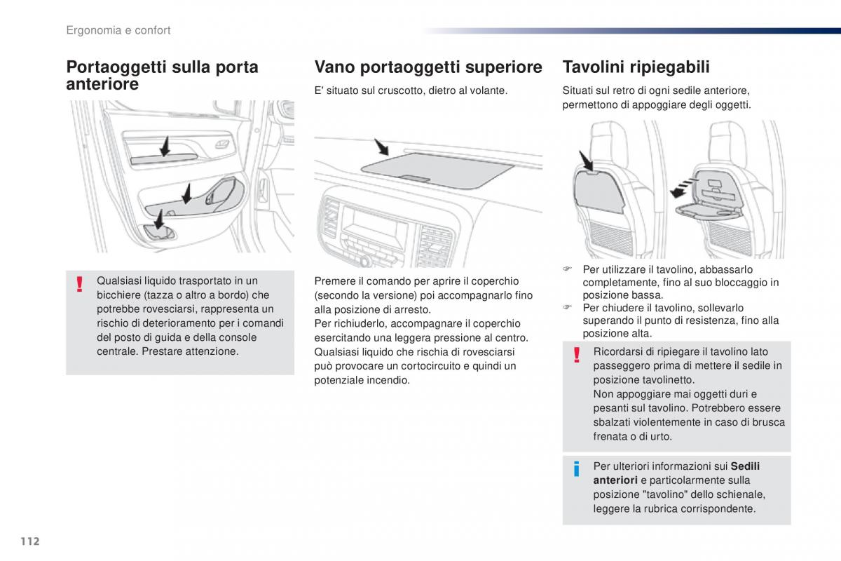 Peugeot Traveller manuale del proprietario / page 114