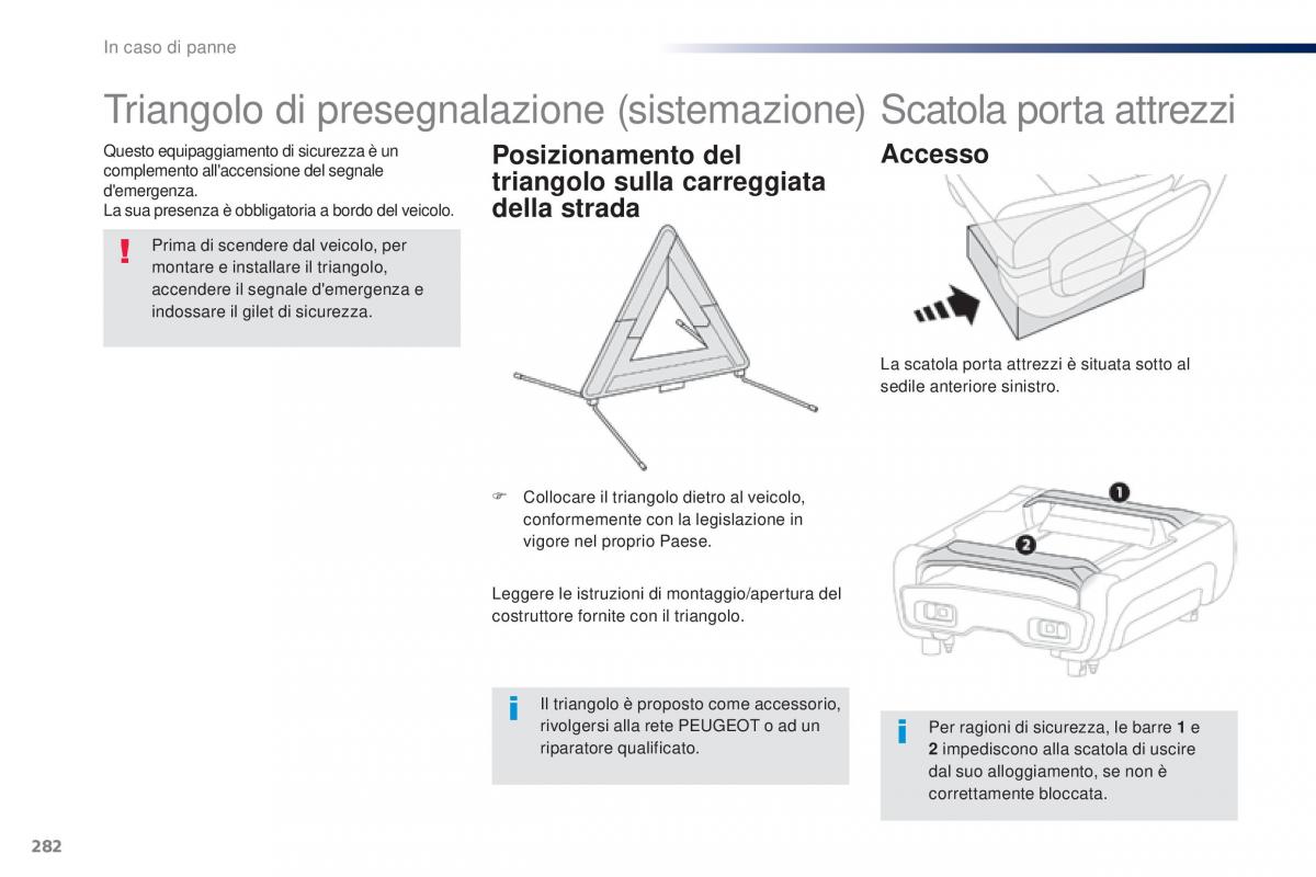 Peugeot Traveller manuale del proprietario / page 284