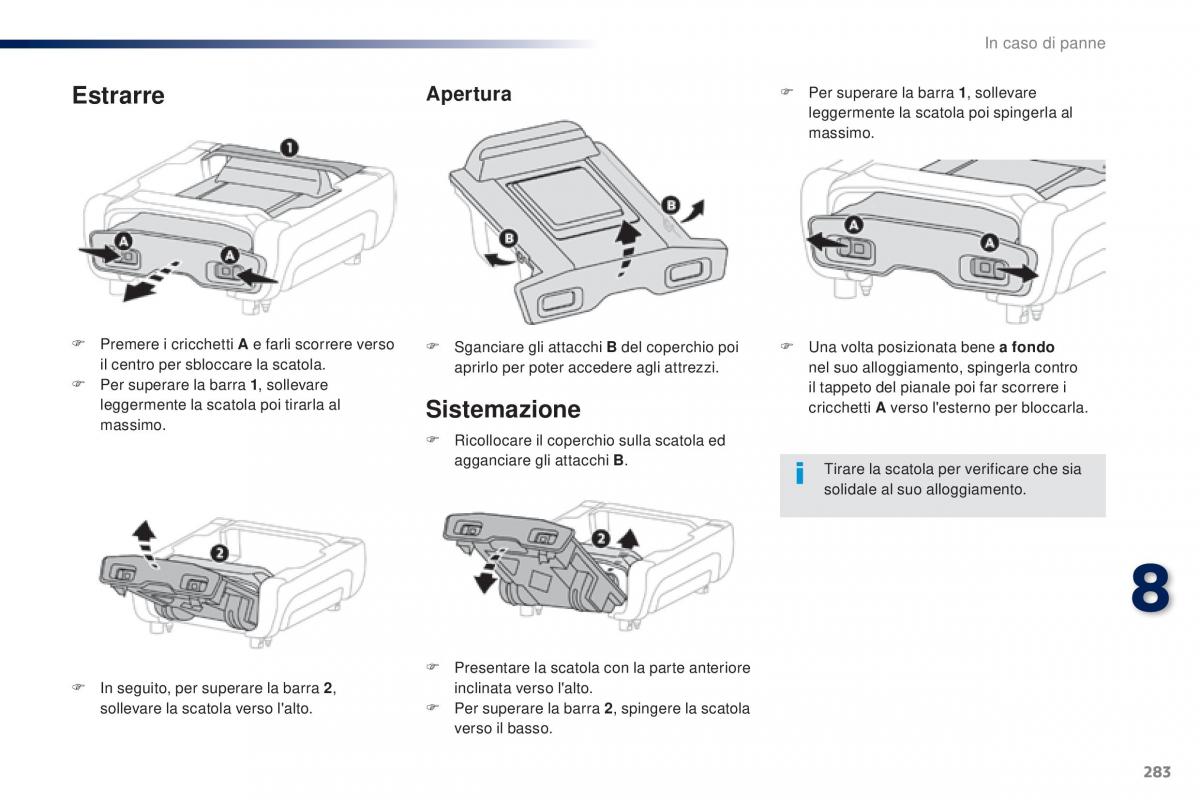 Peugeot Traveller manuale del proprietario / page 285