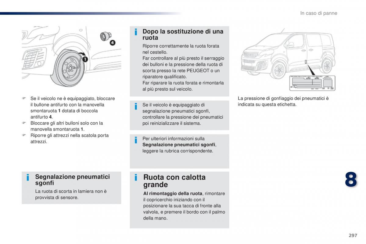 Peugeot Traveller manuale del proprietario / page 299