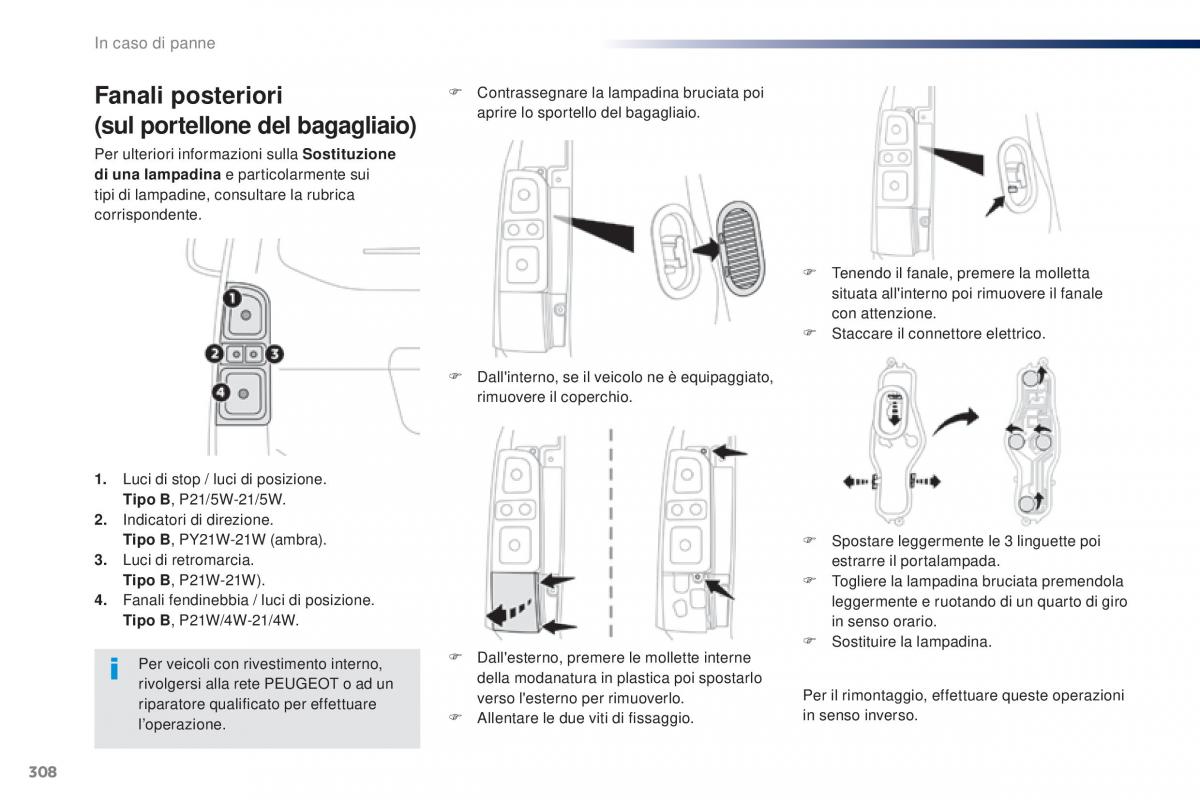 Peugeot Traveller manuale del proprietario / page 310