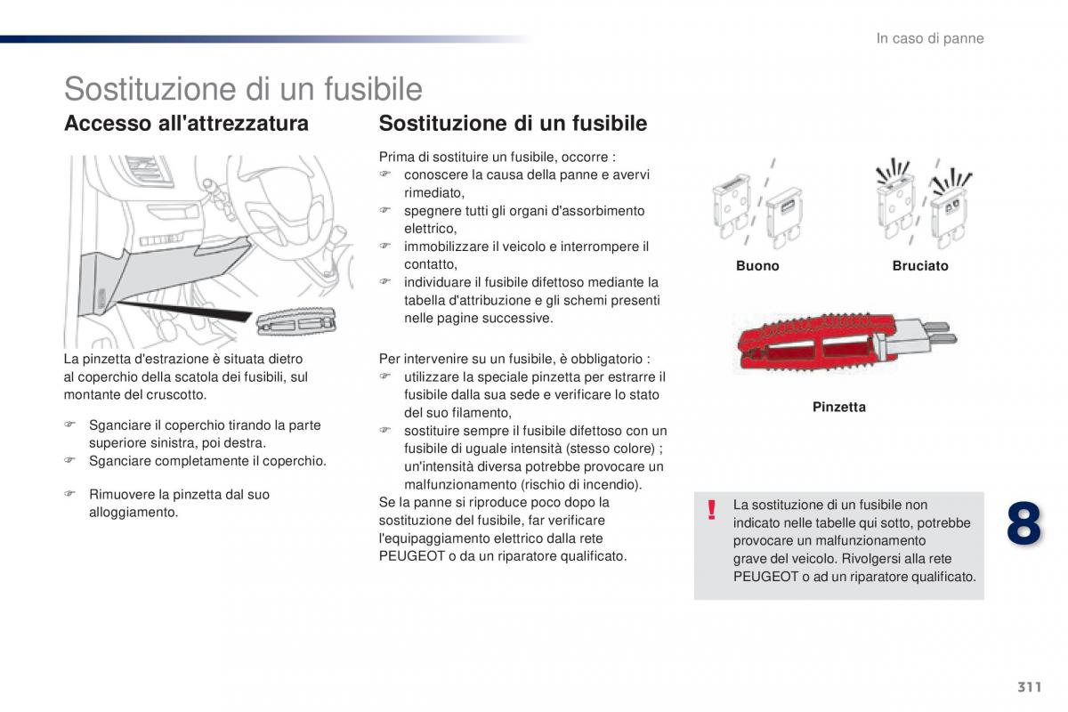 Peugeot Traveller manuale del proprietario / page 313