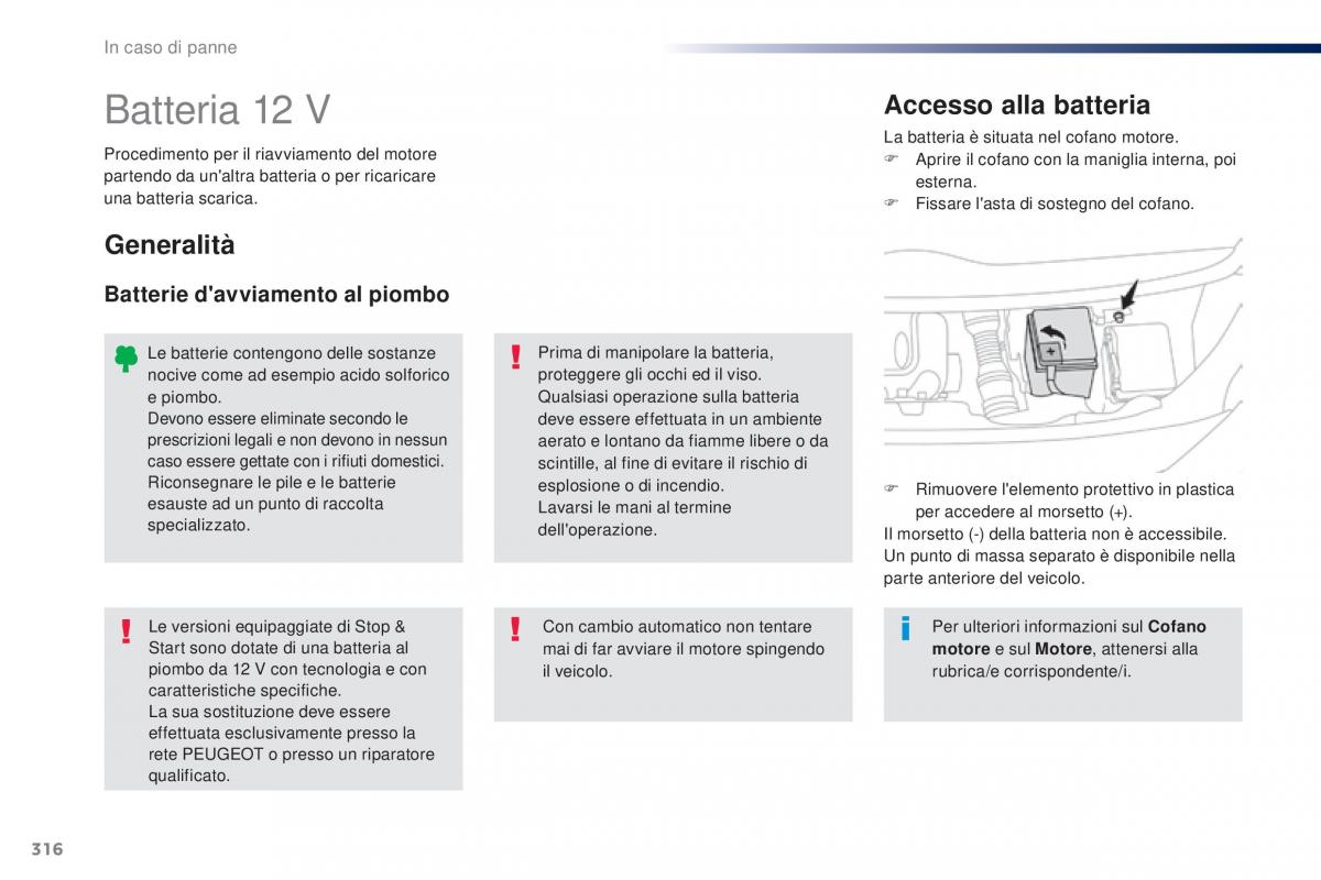 Peugeot Traveller manuale del proprietario / page 318