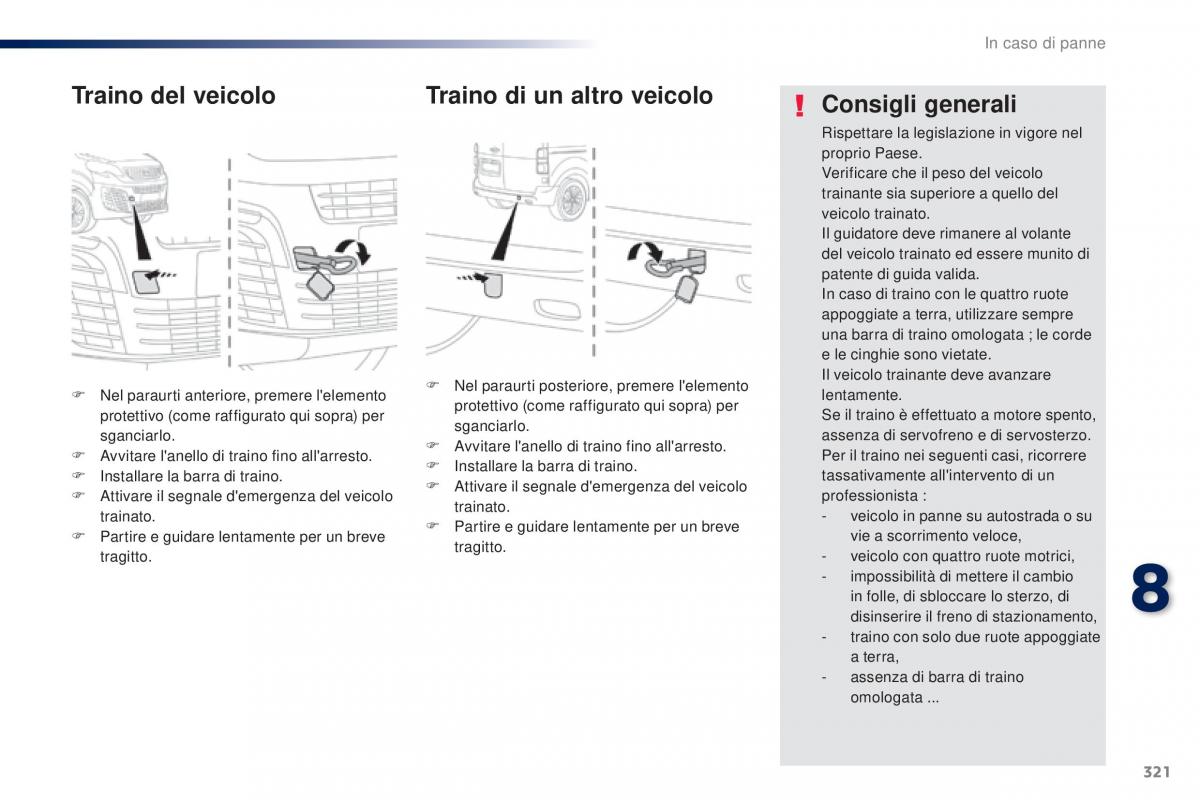 Peugeot Traveller manuale del proprietario / page 323