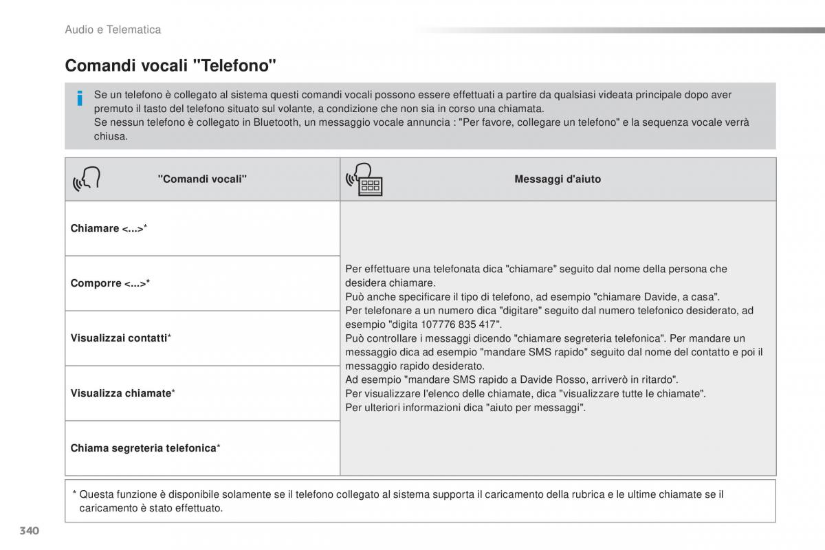 Peugeot Traveller manuale del proprietario / page 342