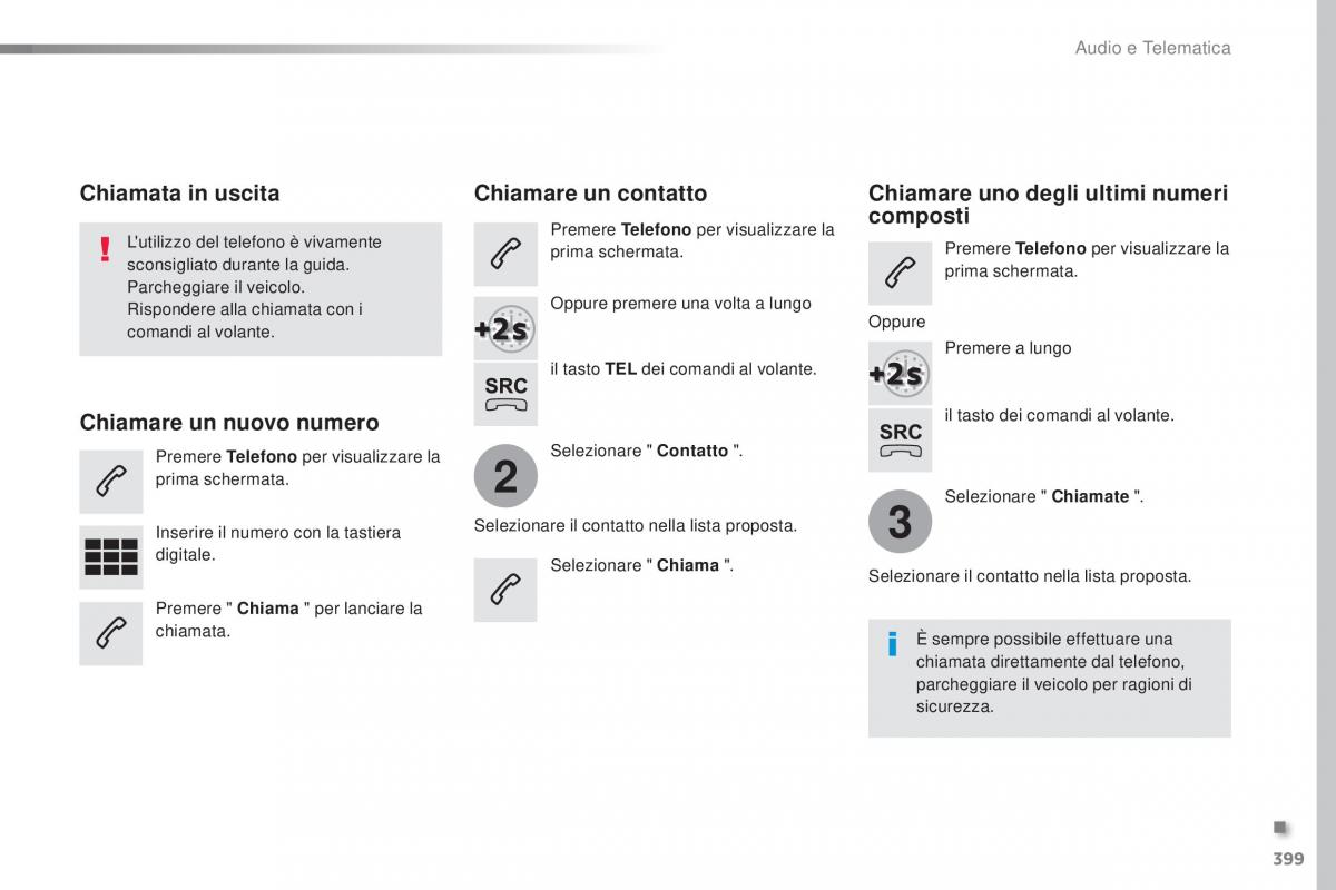 Peugeot Traveller manuale del proprietario / page 401