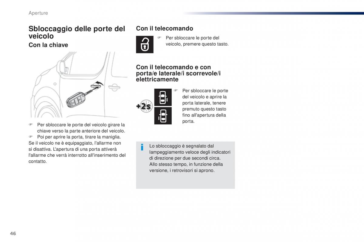 Peugeot Traveller manuale del proprietario / page 48