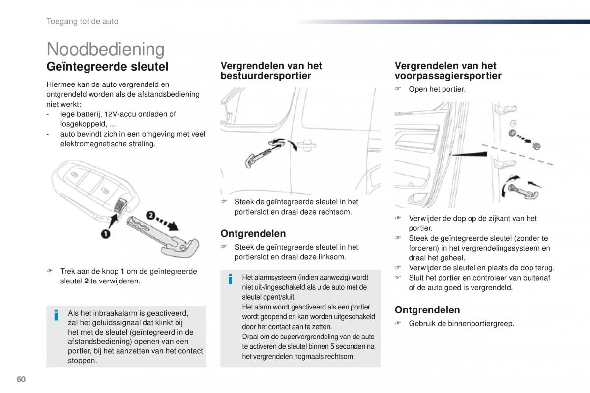 Peugeot Traveller handleiding / page 62