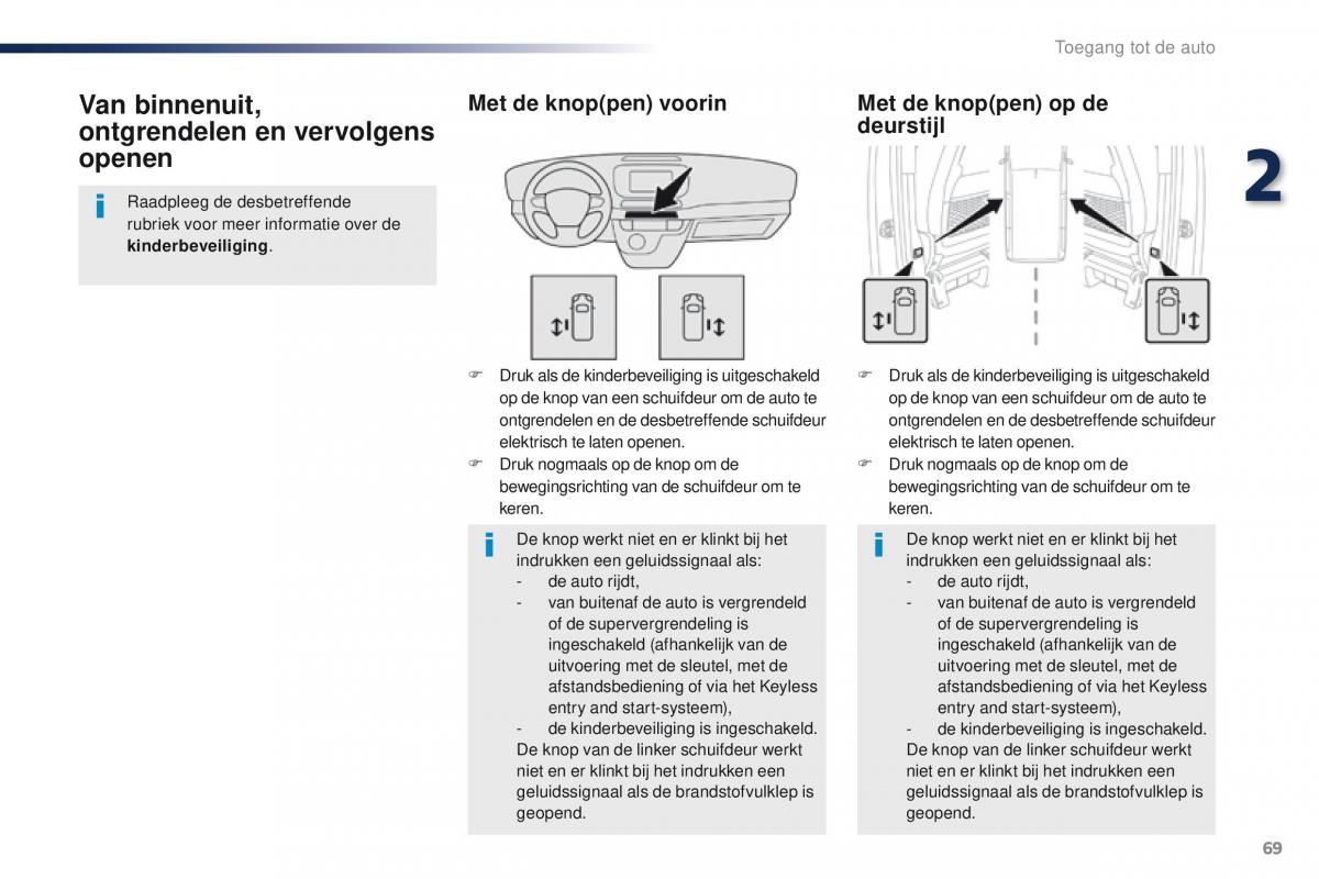 Peugeot Traveller handleiding / page 71