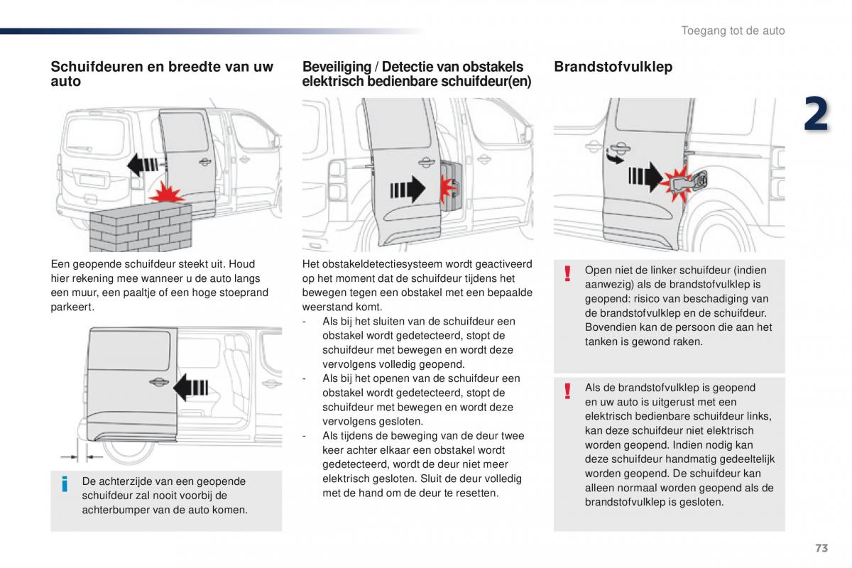 Peugeot Traveller handleiding / page 75