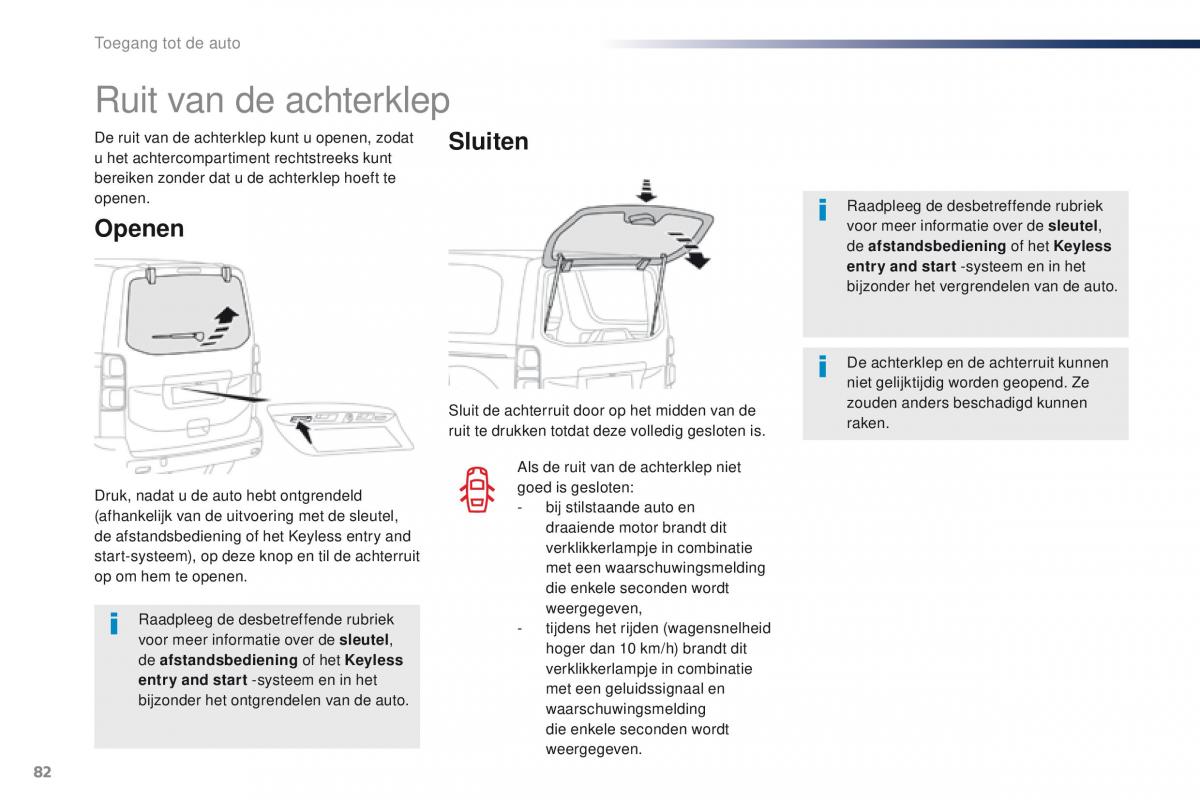 Peugeot Traveller handleiding / page 84