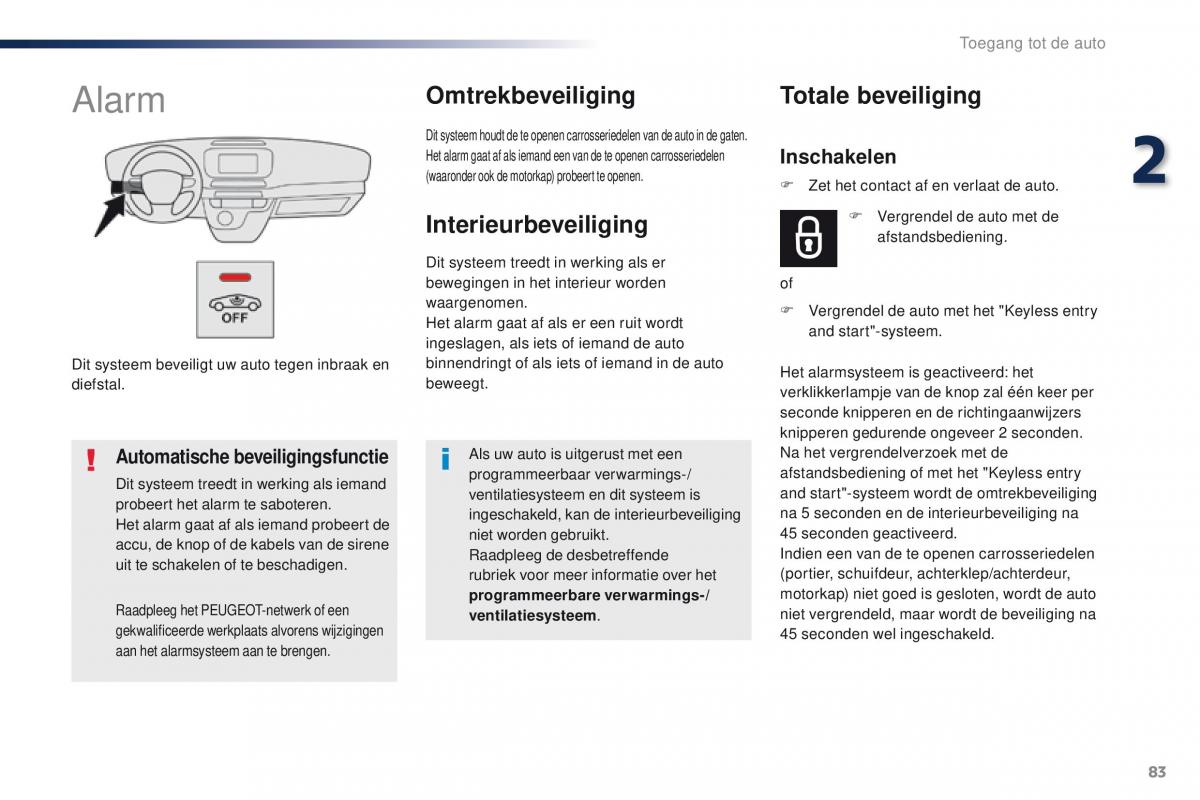 Peugeot Traveller handleiding / page 85