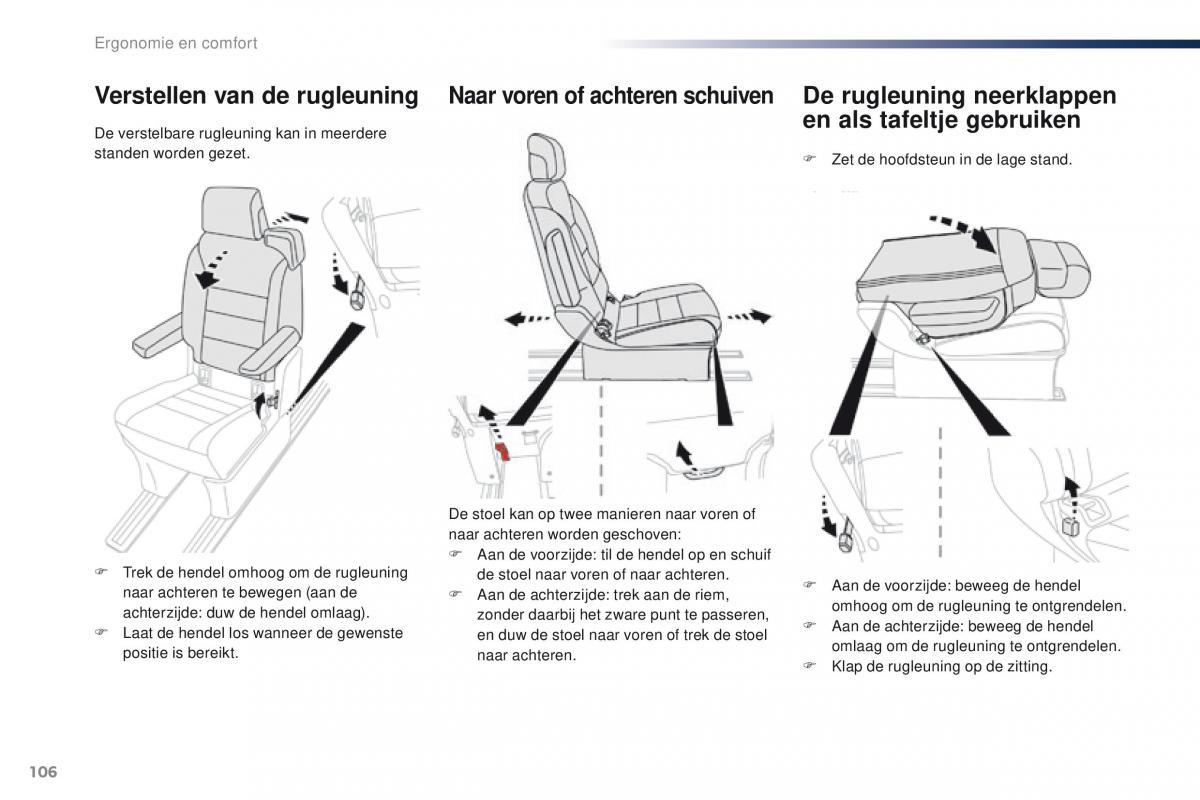 Peugeot Traveller handleiding / page 108