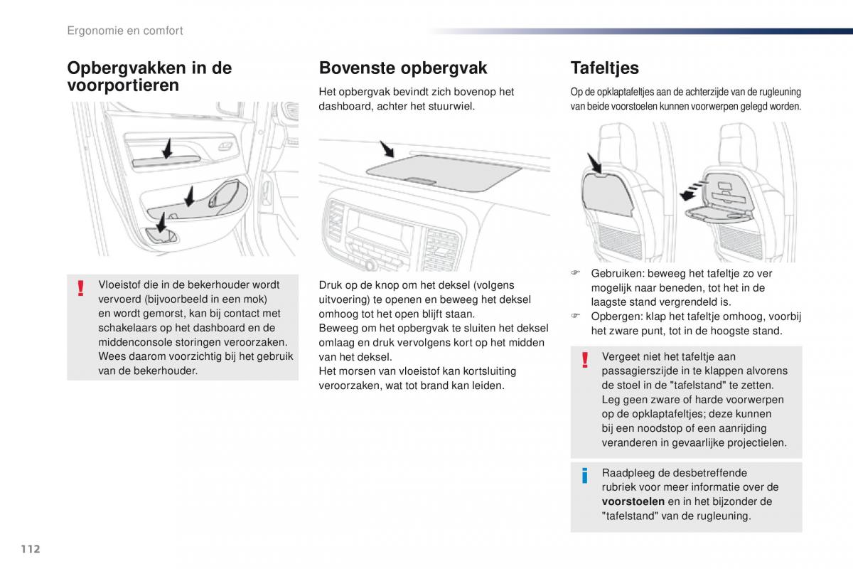 Peugeot Traveller handleiding / page 114