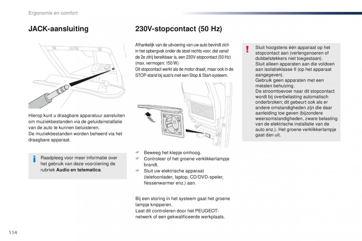 Peugeot Traveller handleiding / page 116