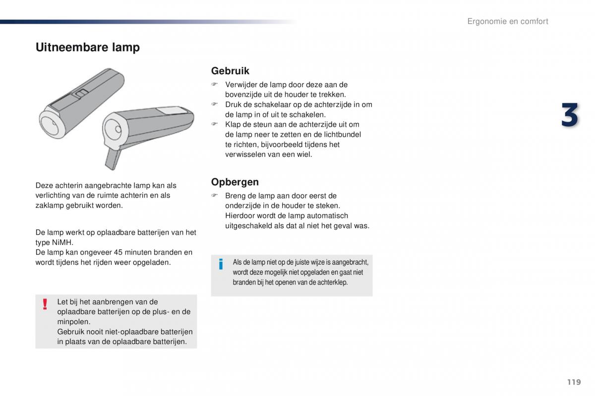 Peugeot Traveller handleiding / page 121