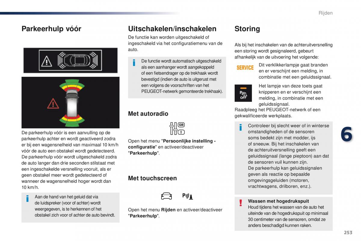 Peugeot Traveller handleiding / page 255