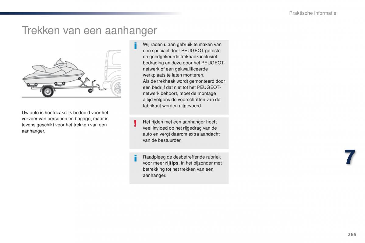 Peugeot Traveller handleiding / page 267