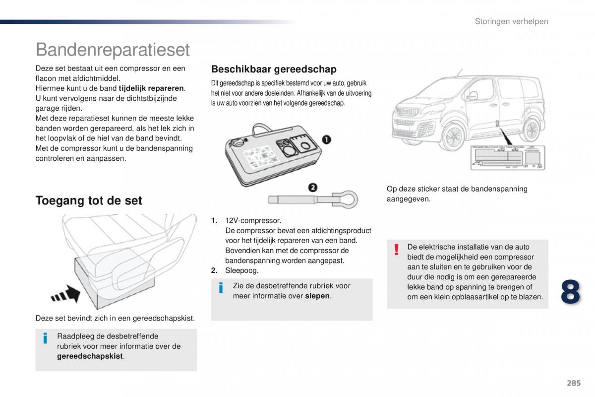 Peugeot Traveller handleiding / page 287