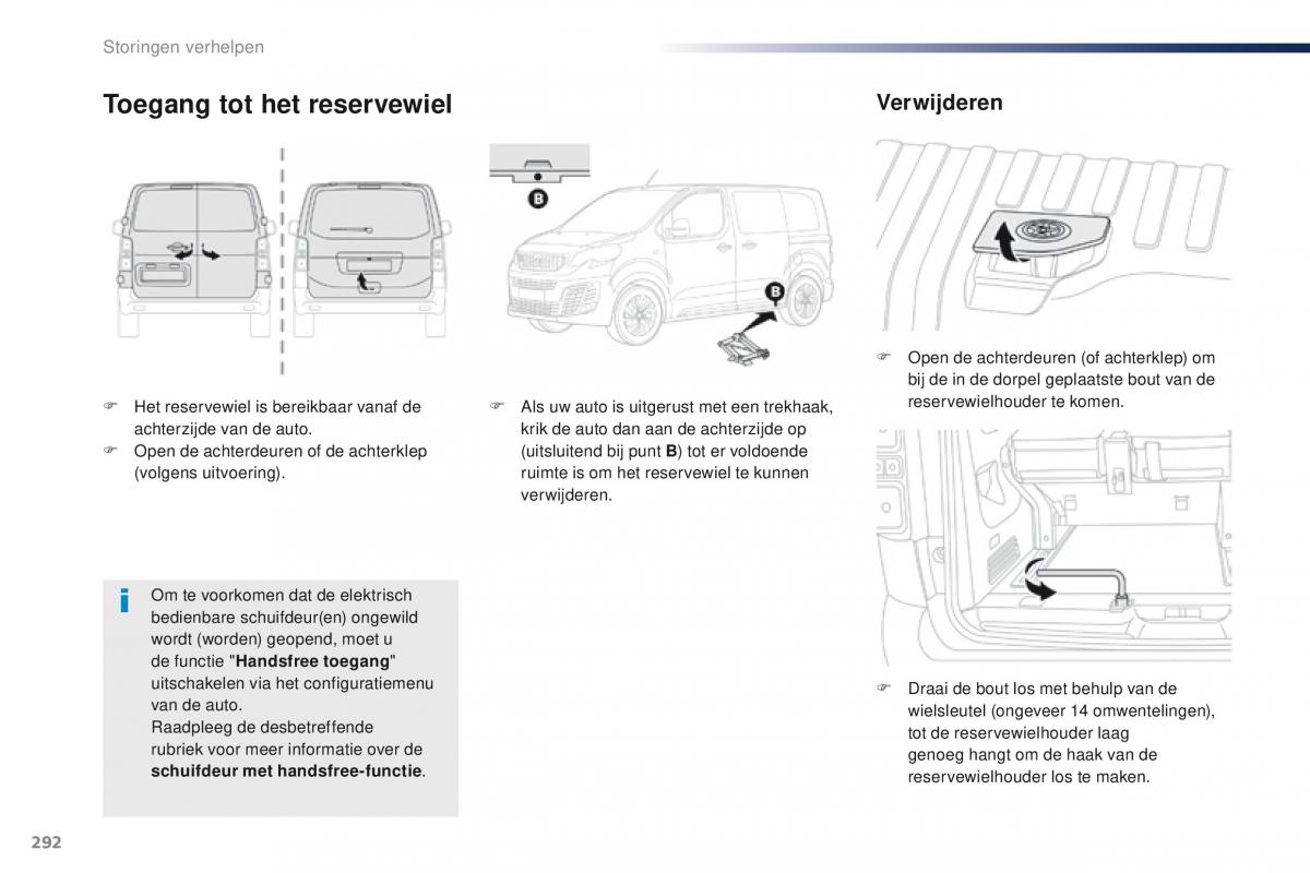 Peugeot Traveller handleiding / page 294