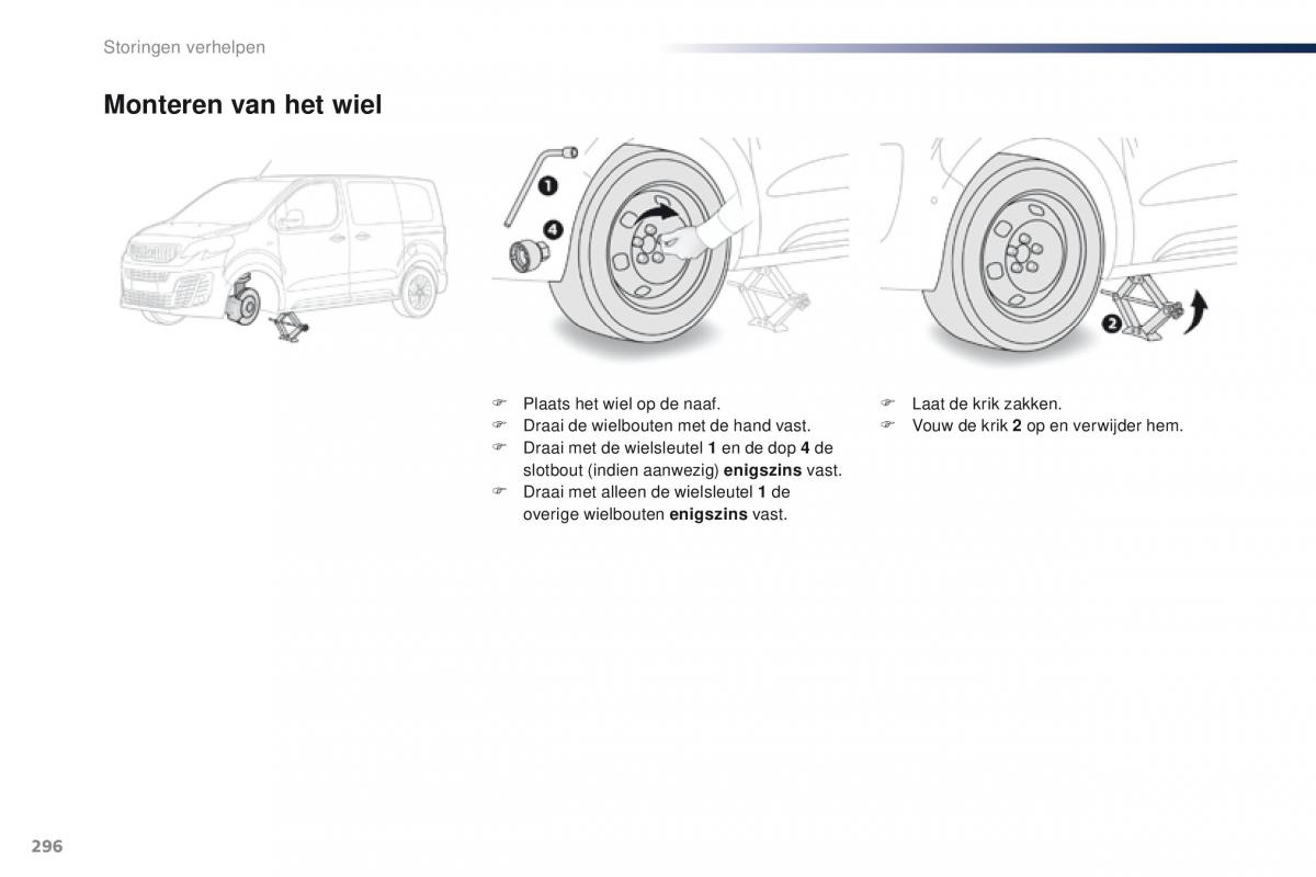 Peugeot Traveller handleiding / page 298